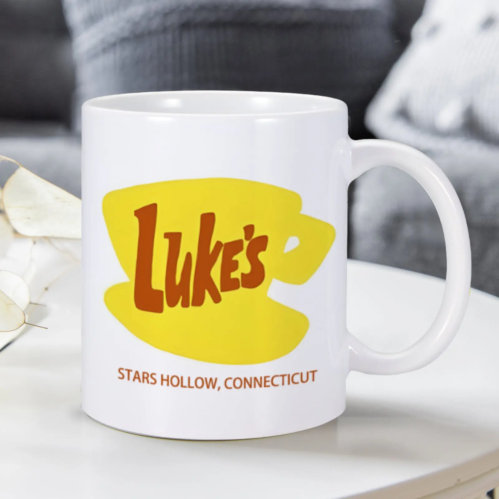 

Coffee Mugs Lukes Tea Cups Personalized Mugs Home Decal Friend Gifts Milk Mugen Novelty Custom Coffeeware Drinkware Tableware