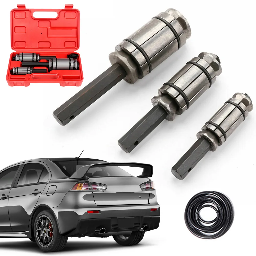 

3Pcs Forged Exhaust Muffler Pipe Expander Tool Kit Automobile Exhaust Pipe Expander Repair Tool Kit for Most Vehicles Trucks