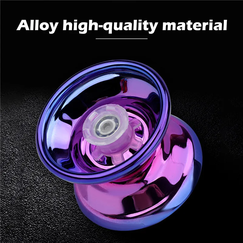 1Pc Professional YoYo Aluminum Alloy String Trick Yo-Yo Ball Bearing for Beginner Adult Kids Classic fashion interesting Toy