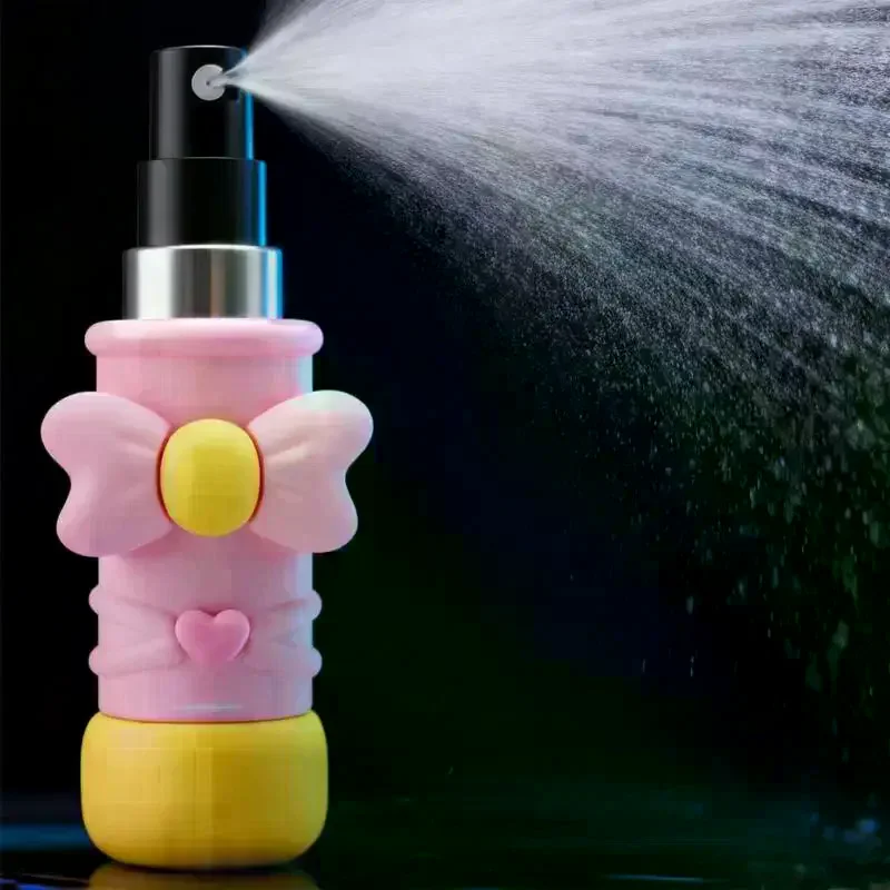 /ACR/5ml Heart Shaped Magic Wand Atomizer Portable Spray Bottle Mini Makeup Water Spray Travel Essential Cute Sub-bottling 1Pcs