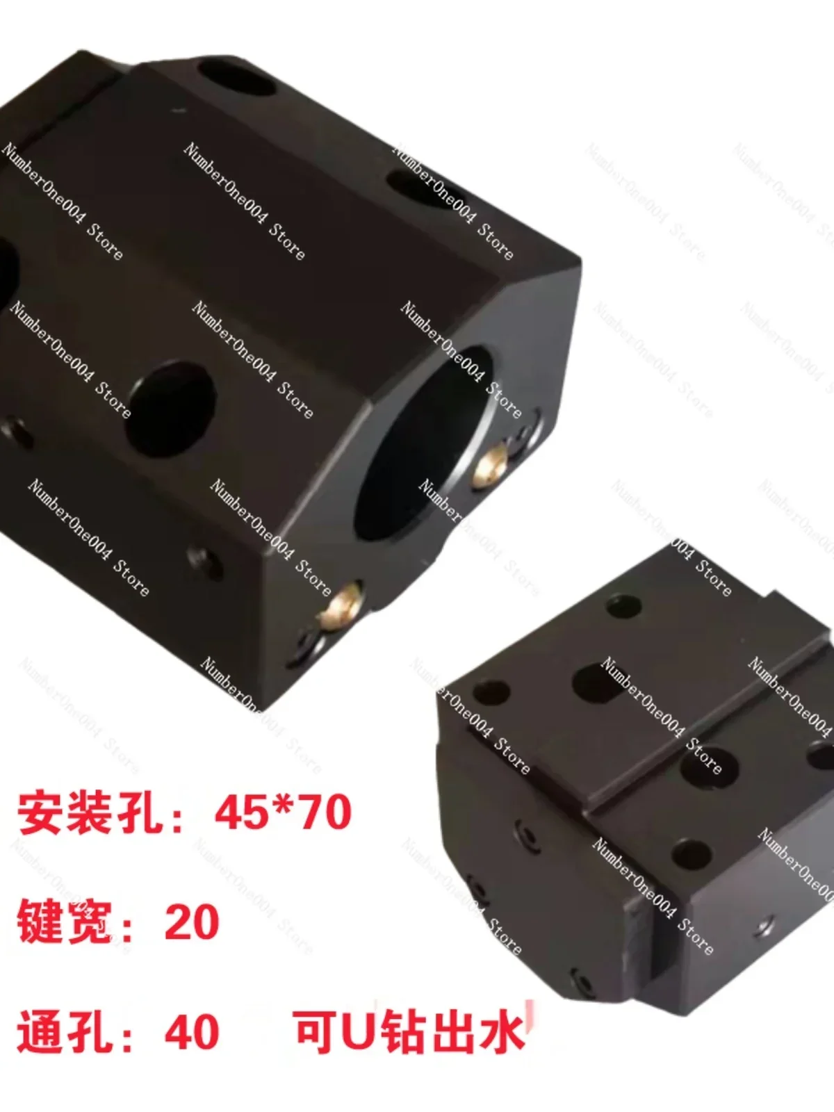 Suitable for CNC turret machine tool, turret boring end face tool sleeve, U-shaped drill bit, water jet turret