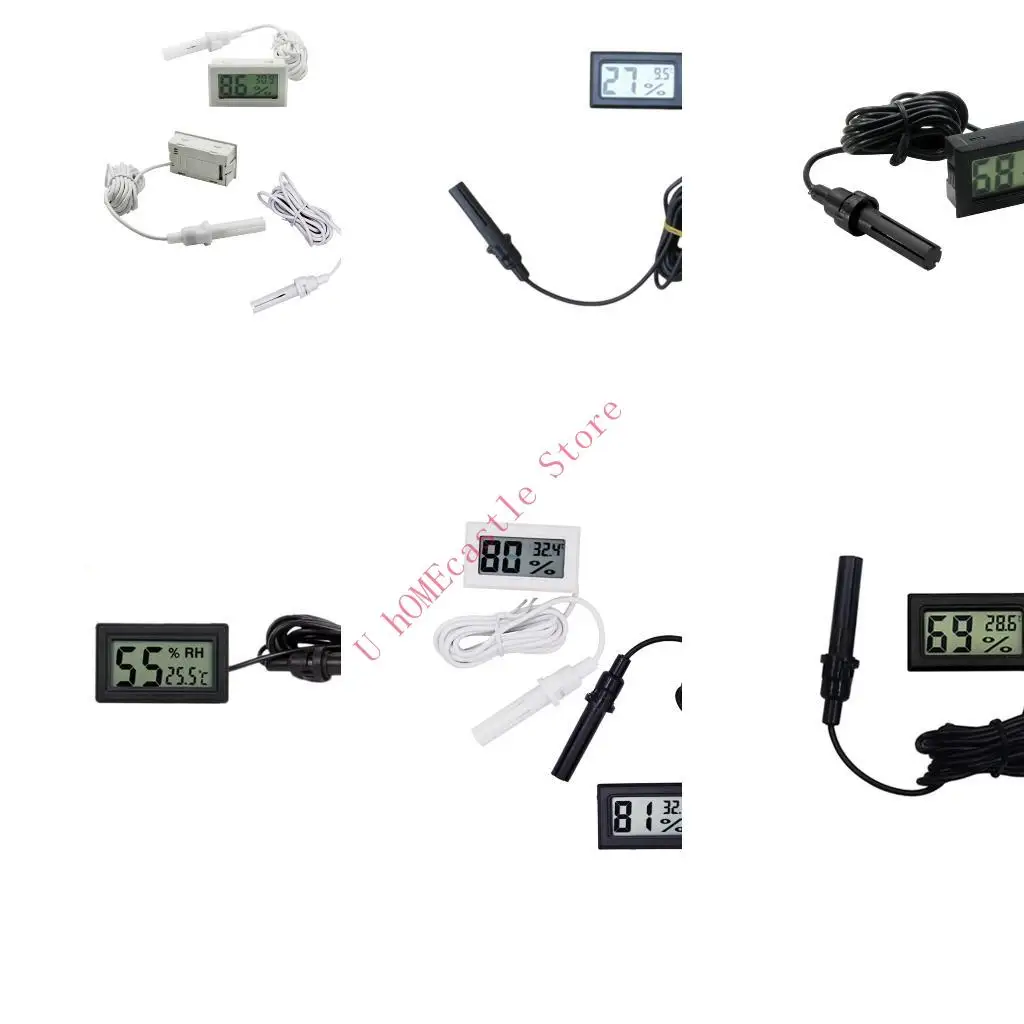 63HF Fast Response Precise Hygrometer Humidity Meter With External Probe For Office
