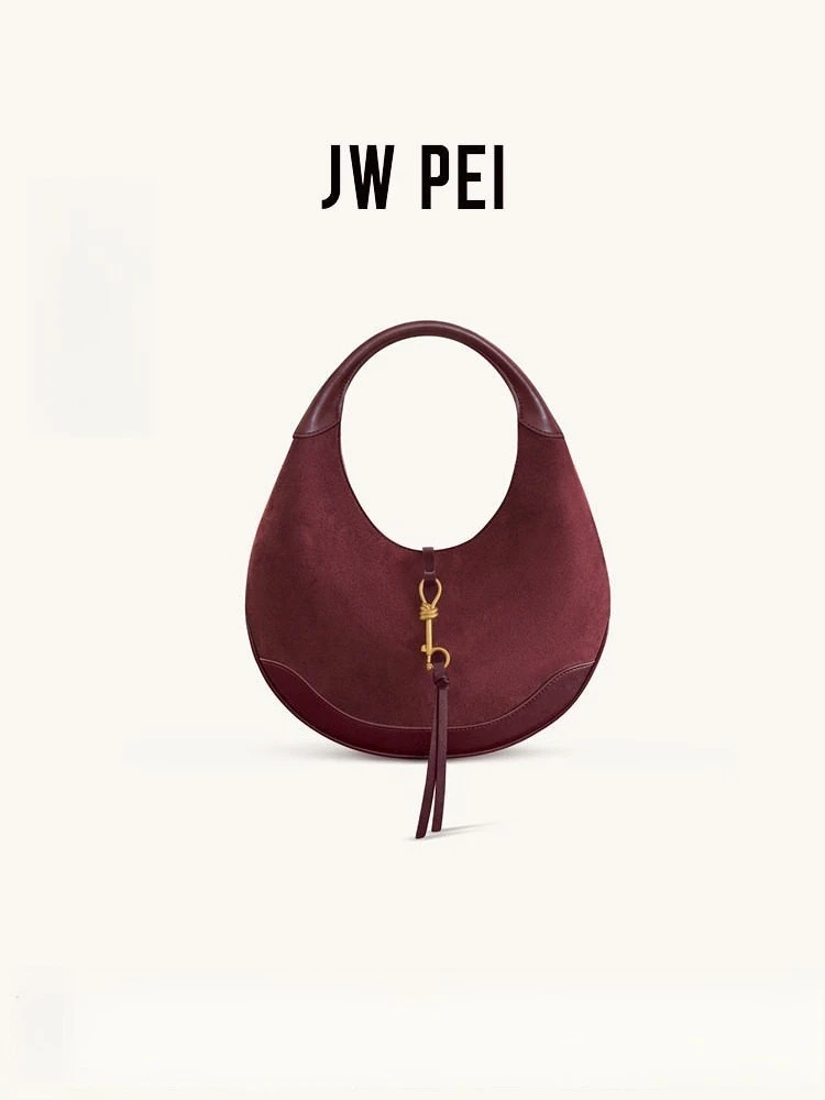 

JW PEI Imitation Suede Crescent Shoulder Bag Colette Underarm New Year 2026