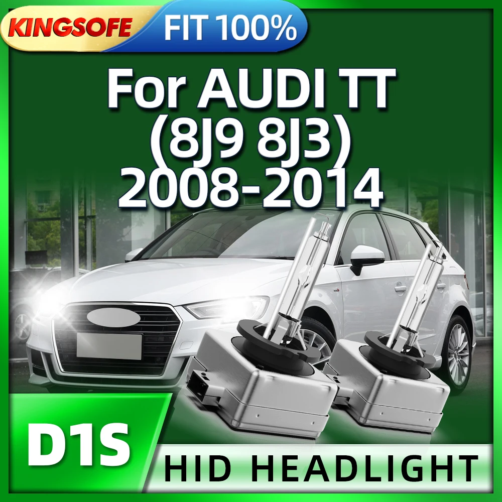 

KINGSOFE 2PCS 35W HID Xenon Bulb Original Quality D1S Car Headlight For AUDI TT 8J9 8J3 2008 2009 2010 2011 2012 2013 2014