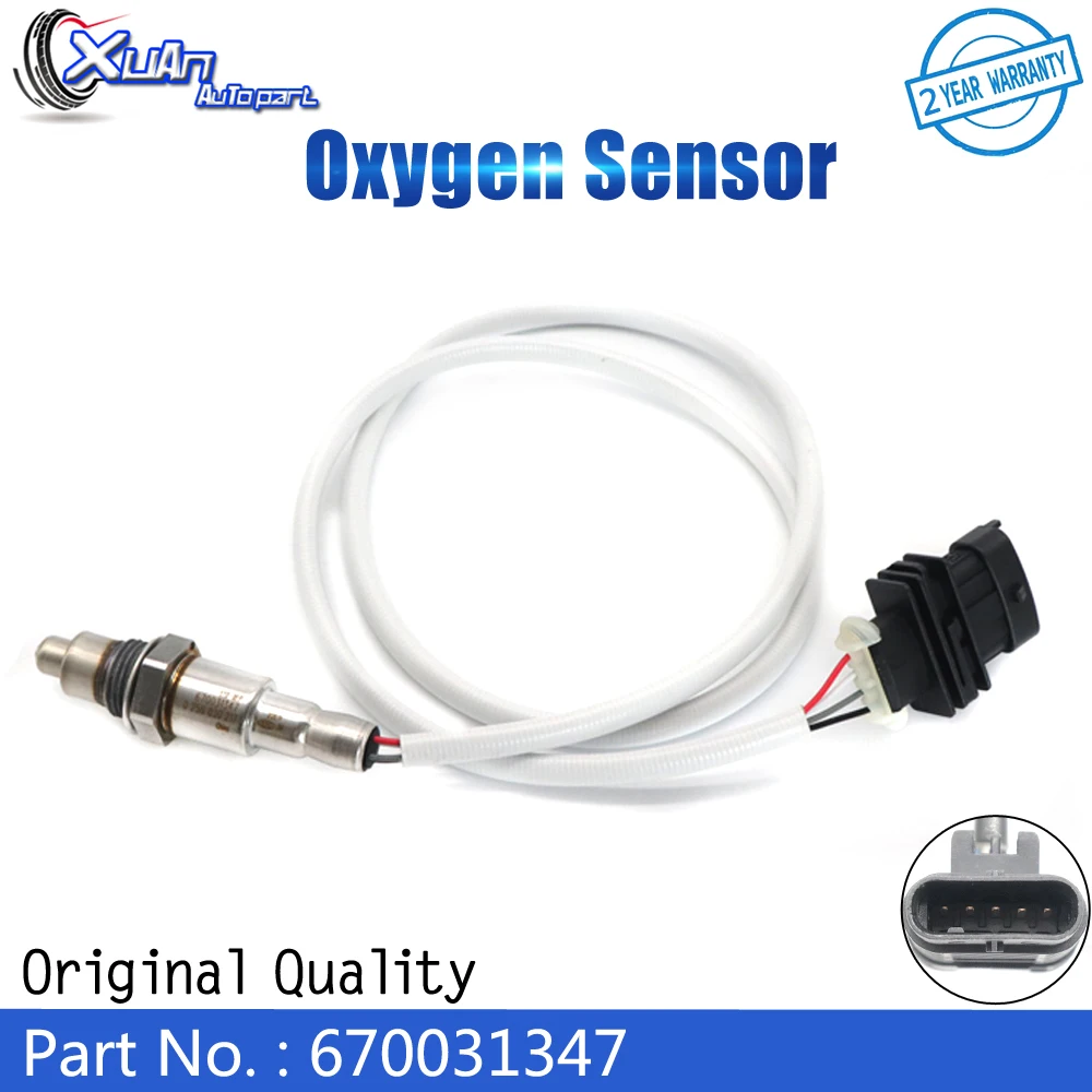 XUAN Rear Air Fuel Ratio Lambda O2 Oxygen Sensor 670031347 for Maserati Quattroporte Levante Ghibli 3.0 V6 4WD S Q4 Sedan 4-Door