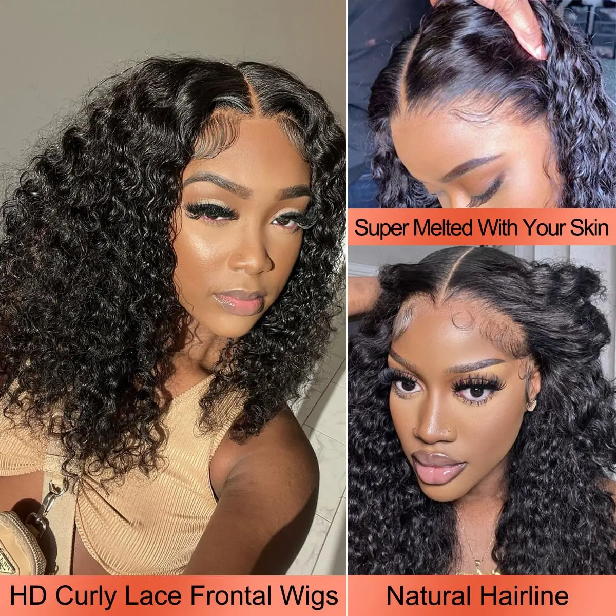 Short Bob Lace Frontal Wig Human Hair 13x4 Deep Wave 180 Density Lace Front Wigs Short Bob Wig Human Hair Lace Frontal Wigs