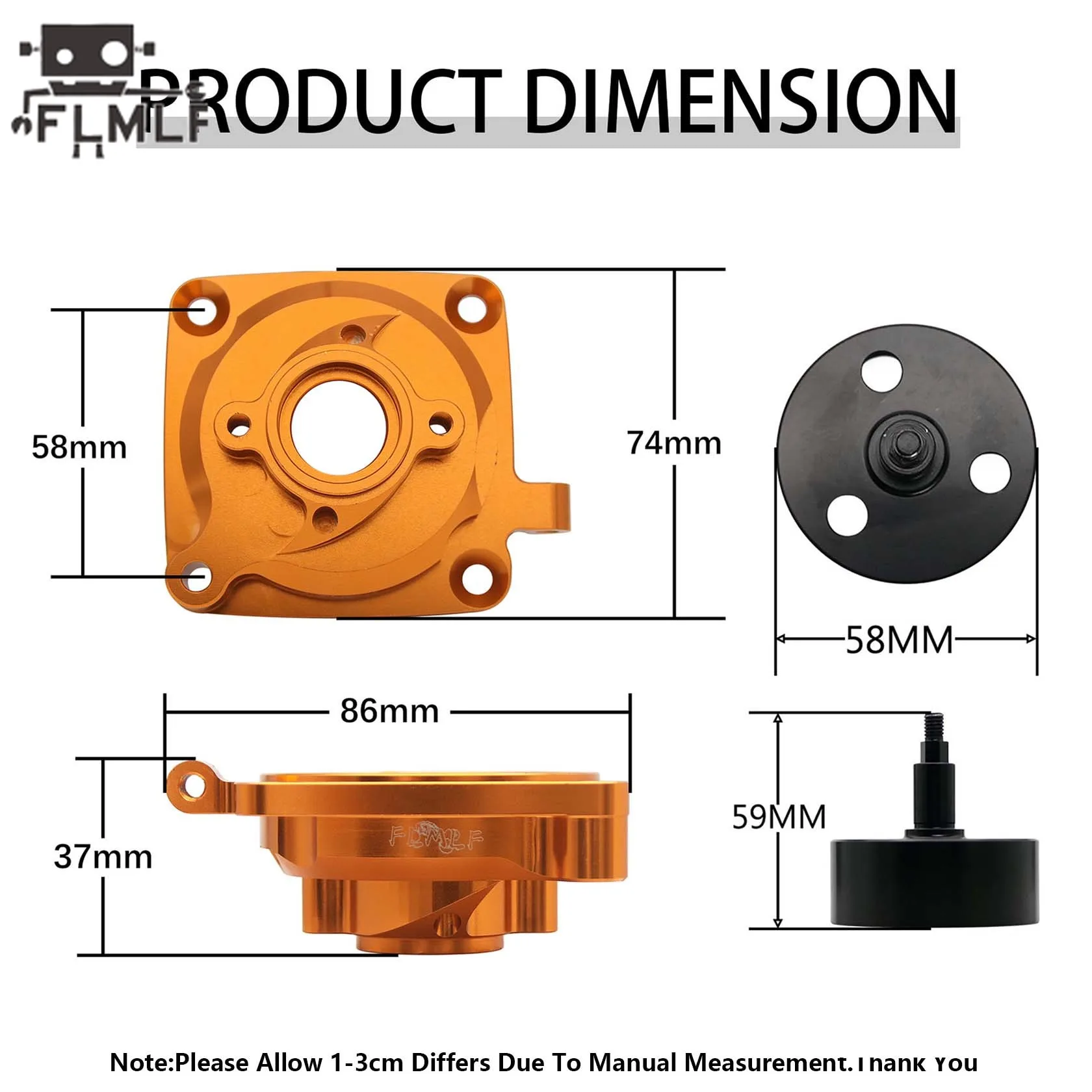 Metal Clutch Bell Tripod or Gear 17T for 1/5 HPI ROFUN ROVAN KM BAJA 5B 5T 5SC 23cc-45cc Engines Parts