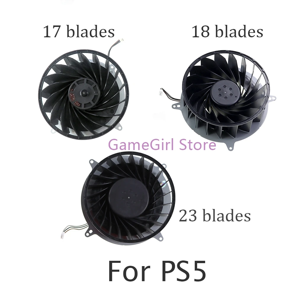 

1pc Replacement Original New 17blades 18blades 23blades Internal Cooling Fan For PlayStation 5 PS5 Console Repair Part