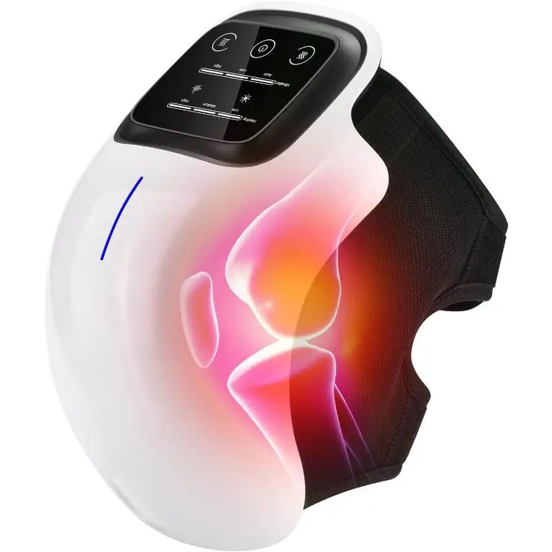 Cordless Knee Massager Infrared and Vibration Knee Pain Relief for Swelling Stiff Joints Stretched Ligament and Muscles Injuries