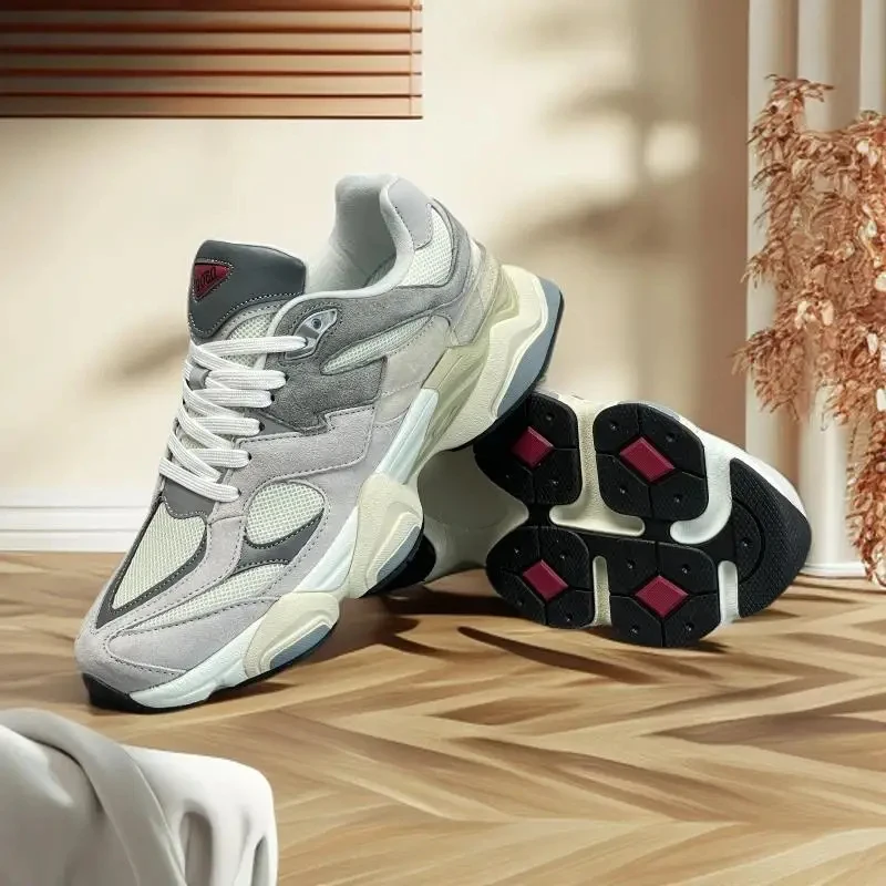 

Кроссовки для бега 9060 с дышащей сеткой, обеспечивающие циркуляцию воздуха, комфорт и тепло.