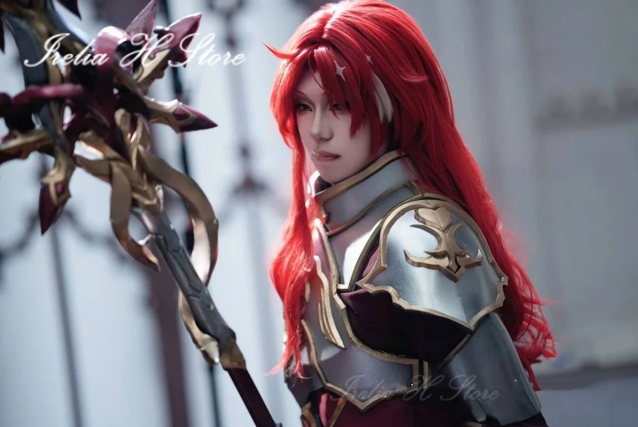 Irelia H disfraz de Cosplay personalizado de argentiti de Honkai, Star Rail, conjunto completo con armadura