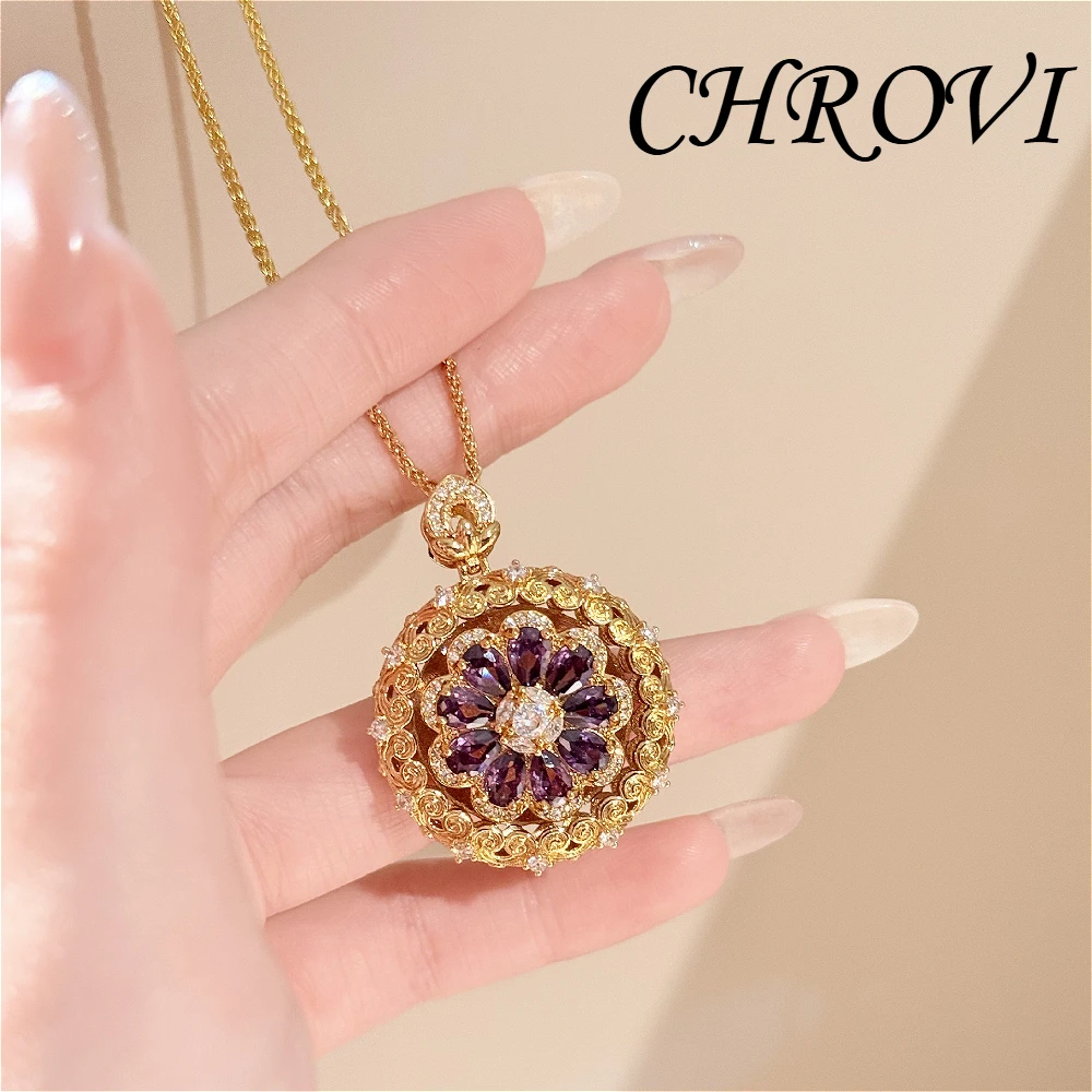 Medieval 925 silver new Chinese-style charm eight-bottle compass pendant necklace