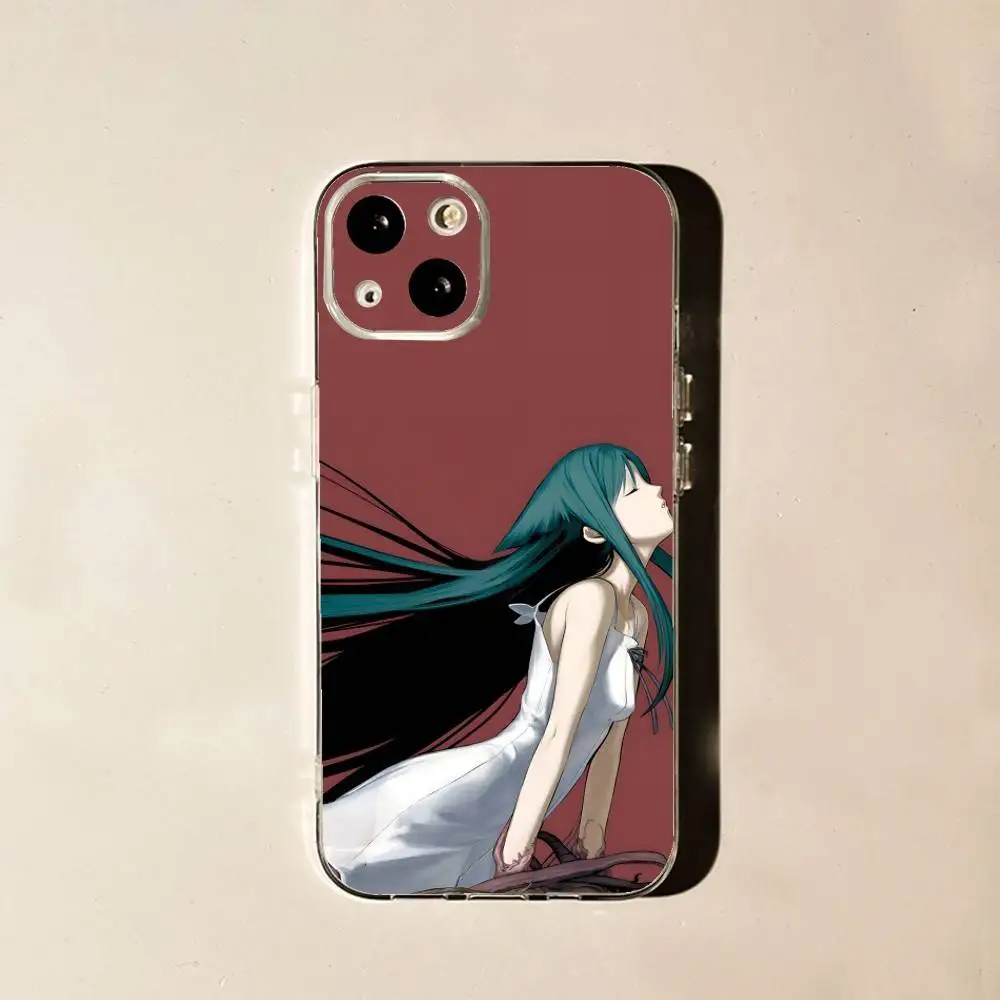 Saya No Uta Song of Saya لهاتف iPhone 7,8,17,16,15,14,13,12,11 Pro,Max,Plus,X,XS,XR,SE4,E حافظة هاتف ناعمة شفافة صغيرة