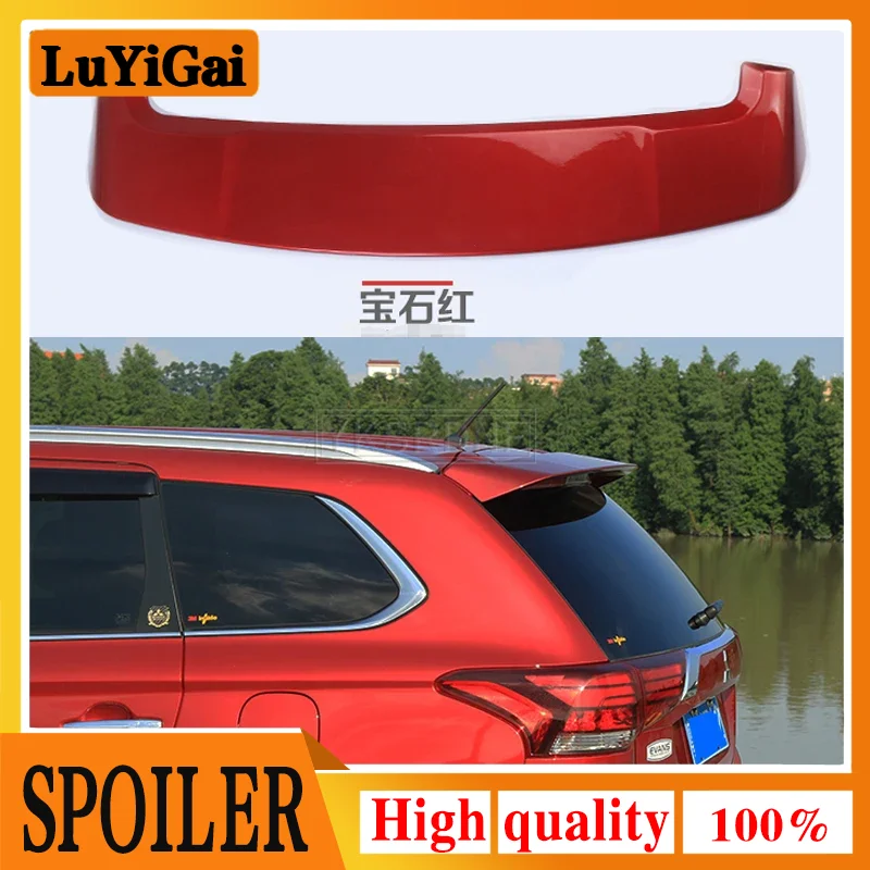 High-quality ABS paint car fixed tail, high quality stable car rear spoiler For Mitsubishi Outlander 2013-2018 Car-styling