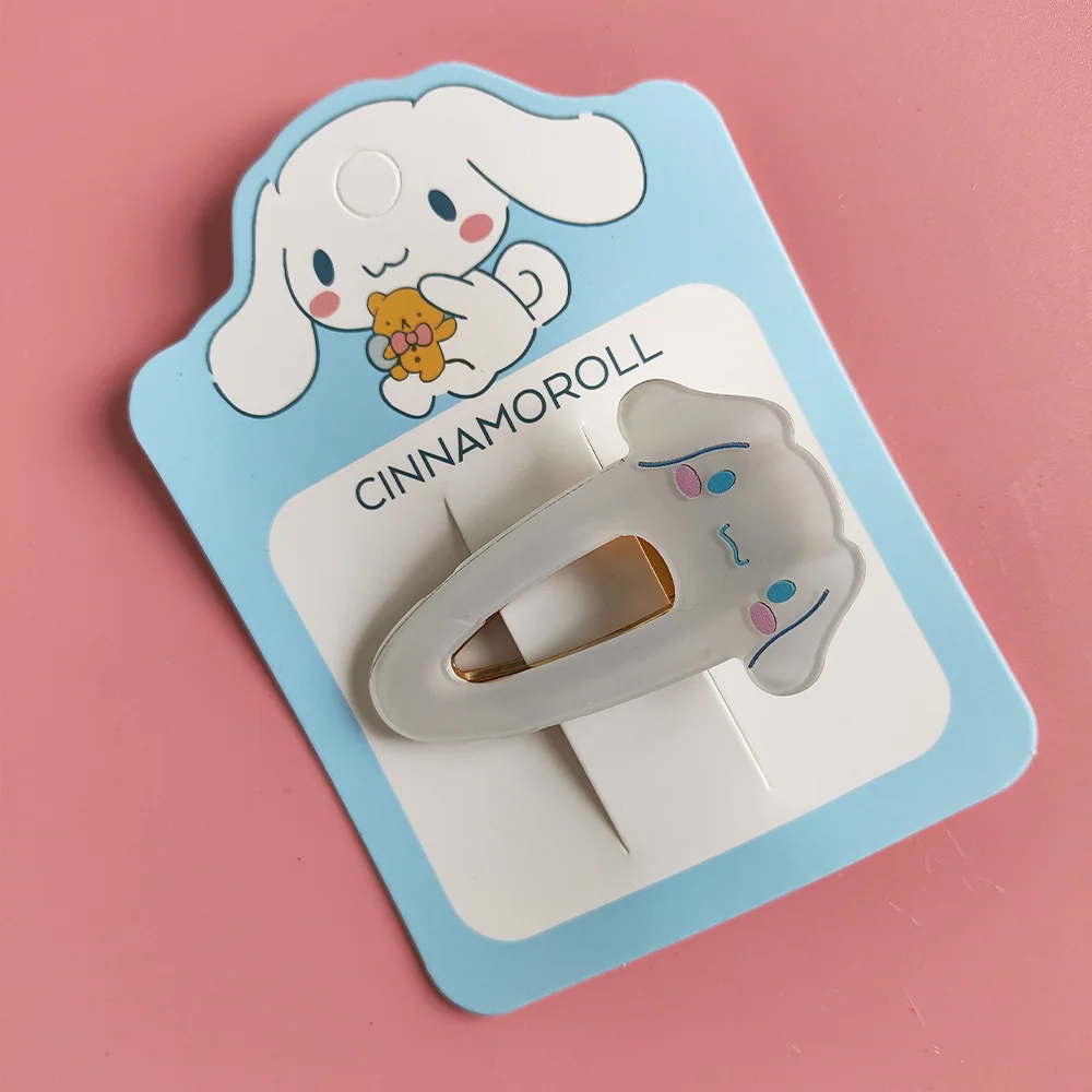 Sanrio Anime Hair Clip Kuromi My Melody Pochacco Pompompurin Cinnamoroll Kawaii Cartoon Artistic Fashions Gifts for Girls image 6