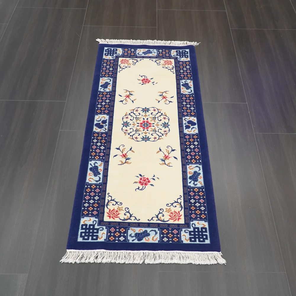 76x177cm China Wool Carpet Runner Hand Knotted Oriental Rug Runner (CNW03)