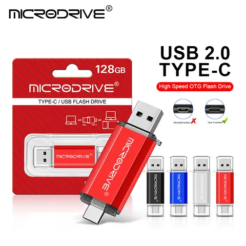 High Speed USB Flash Drive 128MB 4GB 8GB Usb Stick 2.0 H2testw 128GB 64GB 32GB 16GB OTG Pen DriveType C for Android SmartPhone