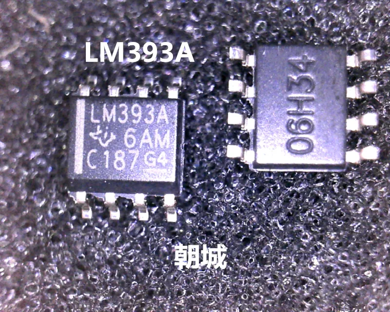 10ピース/ロットlm393lm3933a lm393m sop-8