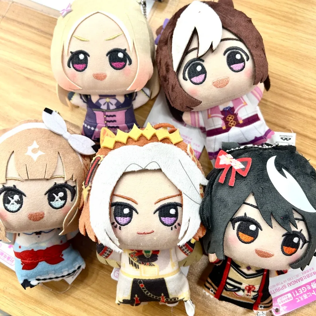 Bandai Banpresto Uma Musume Pretty Derby Plush Keychain First Volume Mini Character Hanging Ornament For Anime Collectors