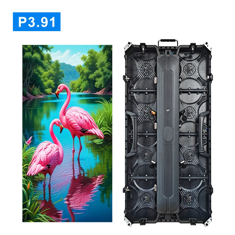 P3.91 Outdoor Rental LED Display Panel 500x500 500x1000 Stage Screen LED Digital Signage RGB Finel Pixel HD TV LED Video Wall