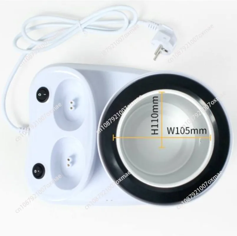 3-in-1 Dual Seat Hot Wax Machine 800ml Single Furnace Wax Melter for Hair Removal