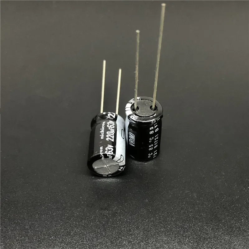 10Pcs/100Pcs 220uF 63V NICHICON VR Series 10x16mm 63V220uF Aluminum Electrolytic Capacitor