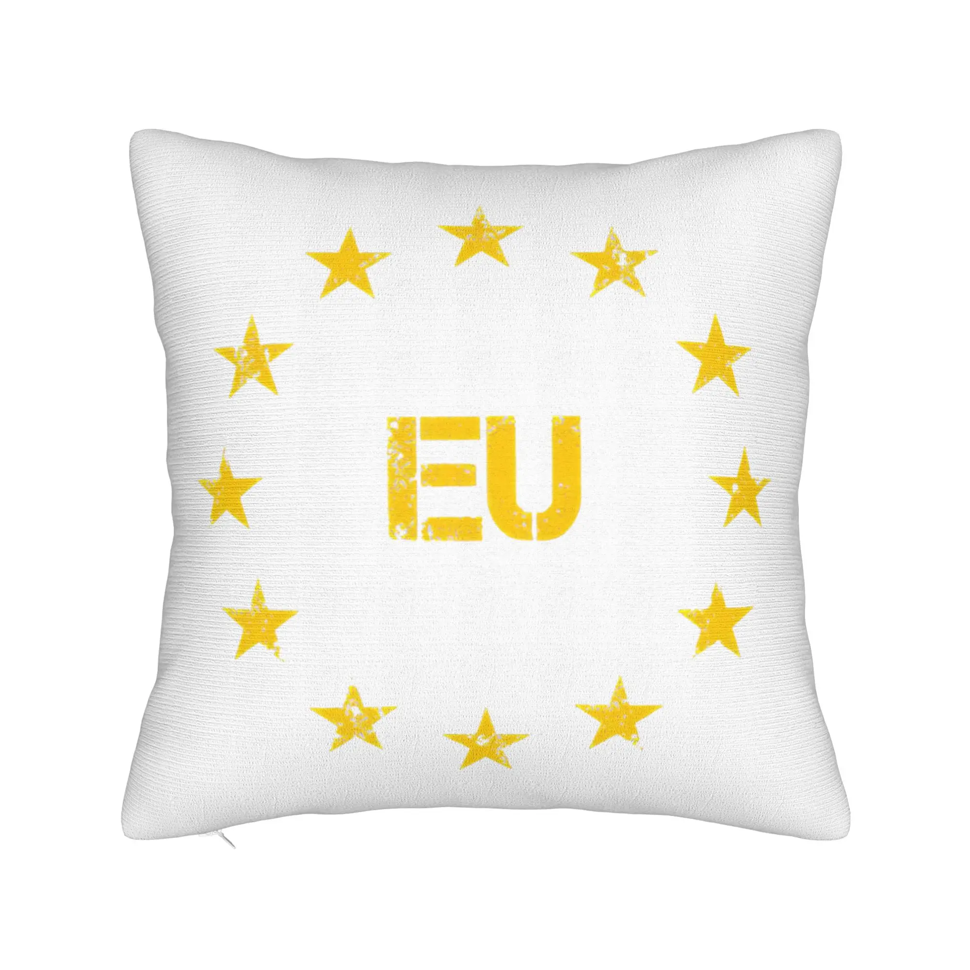 Pillow Cover the official flag of the EU Europe  Retro Trendy Pillow Case For Office Car Home Decor Pillowcases