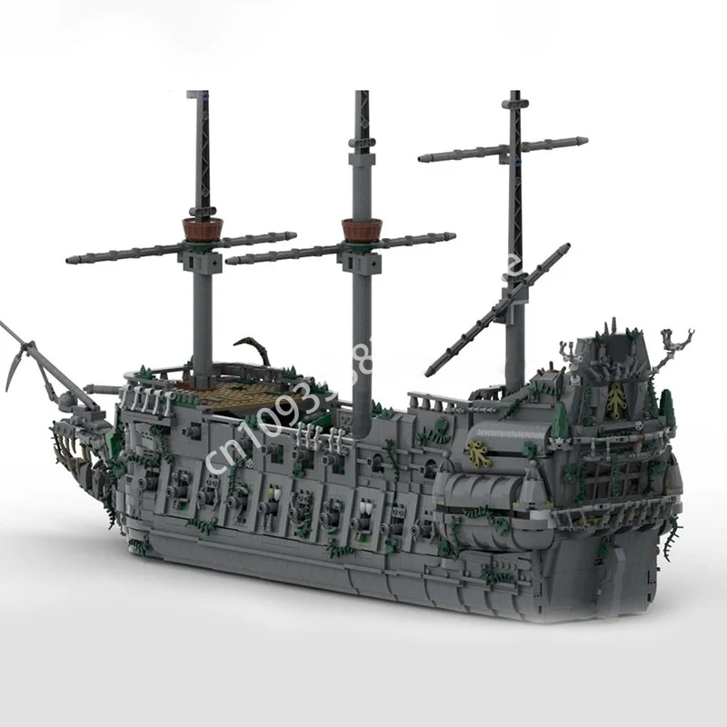 

5716 шт. MOC TPS летающий голландский человек Карибские строительные блоки Disneying, развивающие детские рождественские игрушки, креативный подарок