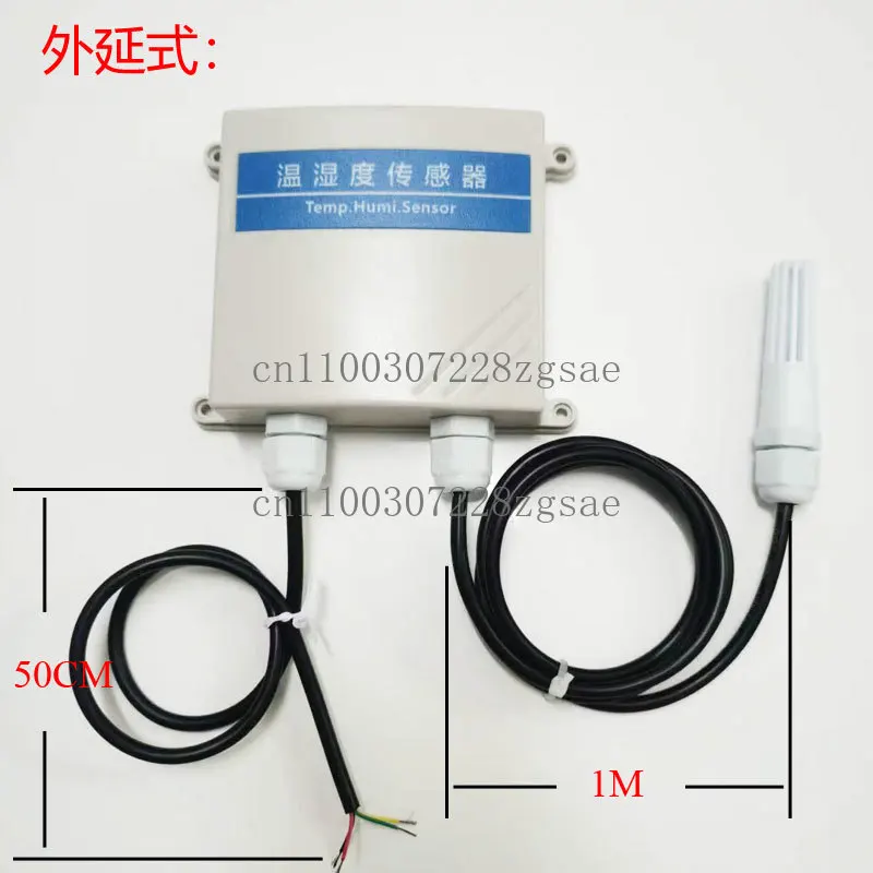 Temperature and humidity sensor RS485 analog transmitter 0-5V 4-20MA greenhouse breeding warehouse table module
