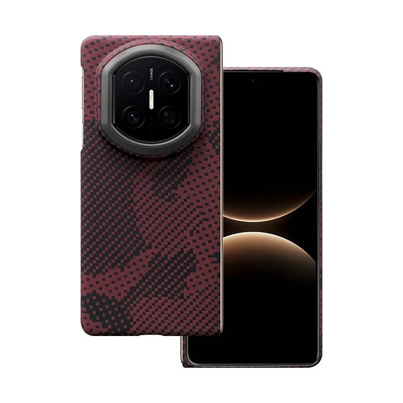Aramid Magnetic Case For HUAWEI Mate X7 X6 Carbon Fiber Cover For Magsafe Case Shell Cover Mobile Phone Accessories