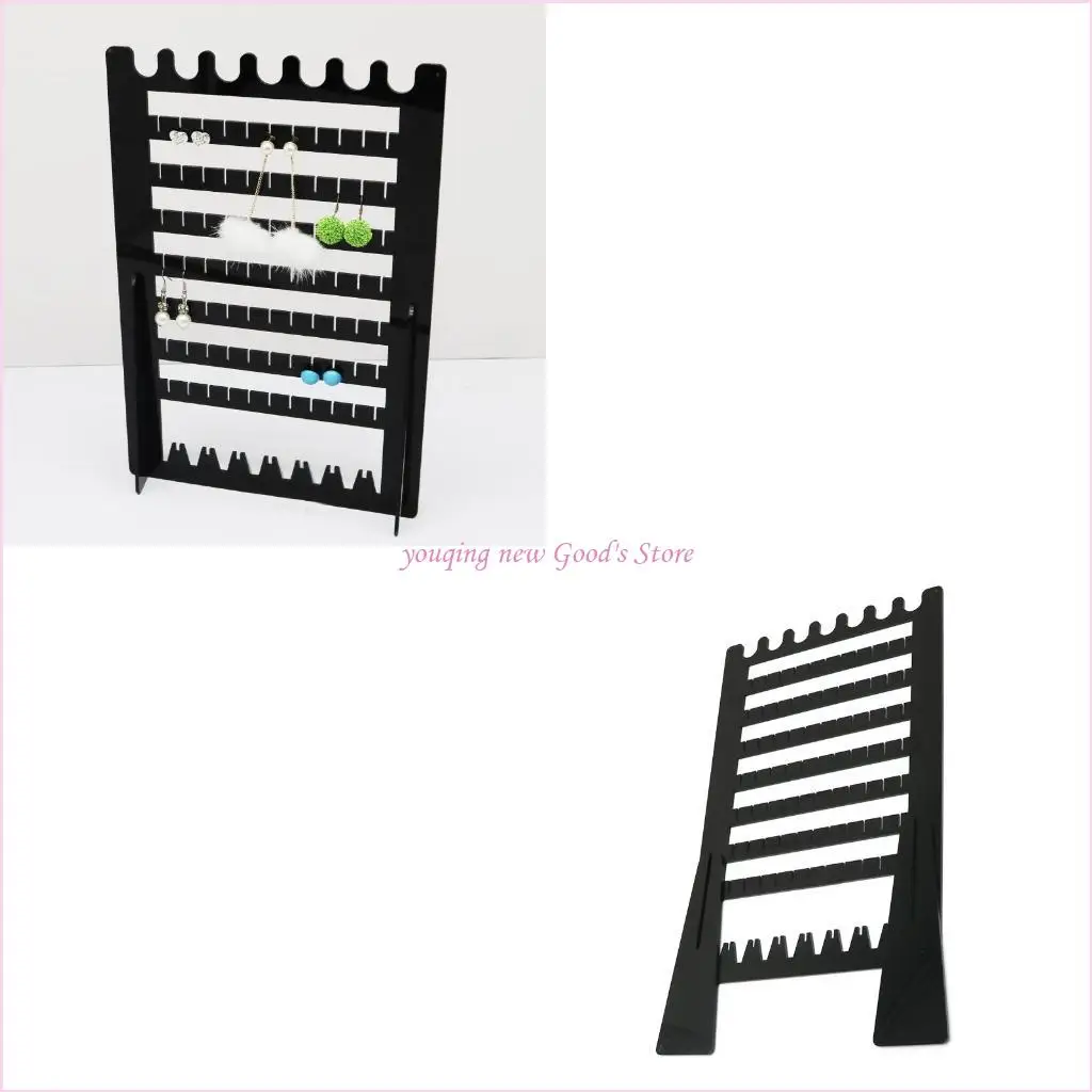 

57QA Держатель для сережек, органайзер для стойки для сережек и ожерелья для женщин, девочек и детей