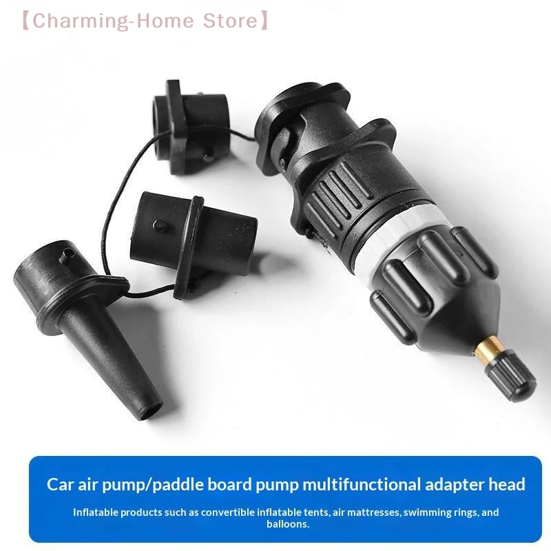 【M】Multifunction Air Valve Adaptor Kit for SUP Board Inflatable Pump, Paddle Boat Kayak Valve Connector Combo