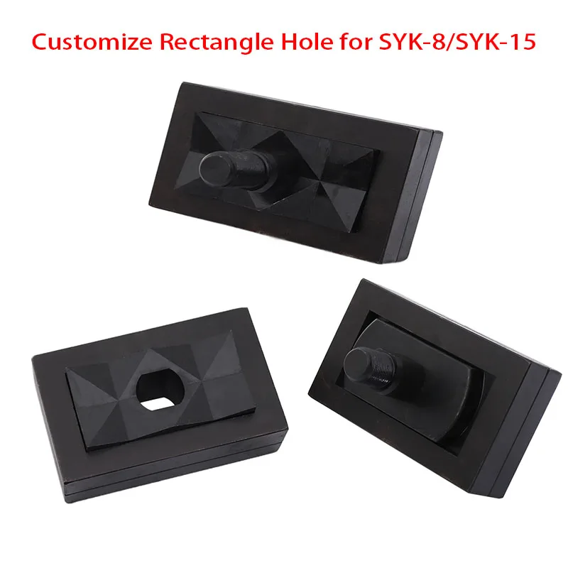Customized 109x71mm Hydraulic Manual Punching Rectangle Hole Die / Hydraulic Knockout Punching Die for SYK-15/SYK-8A/8B