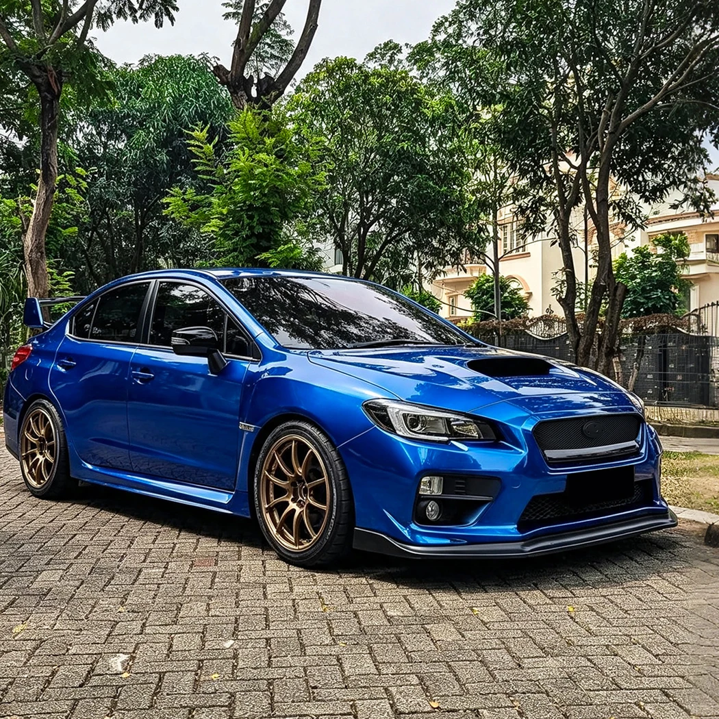 Front Upper Bumper Hood Mesh Grills For Subaru WRX STI VA 2014 2015 2016 Front Bumper Grille Racing Grill view 3