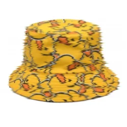 1PC Double Sided Yellow Duck Fisherman's Hat Trendy Design Versatile Style Outdoor Casual Hat Yellow Duck Pattern UV Protection