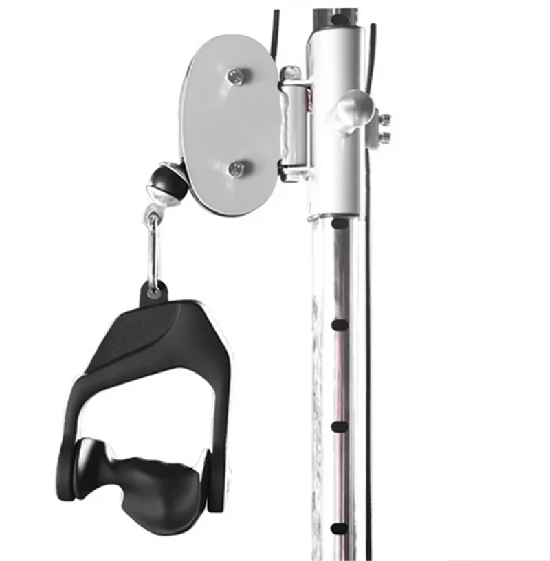 Pulley Cable Attachments Handles Biceps Triceps Back Blaster T Bar Lat Pull Down Rowing Bar Ergonomic Hand Grip