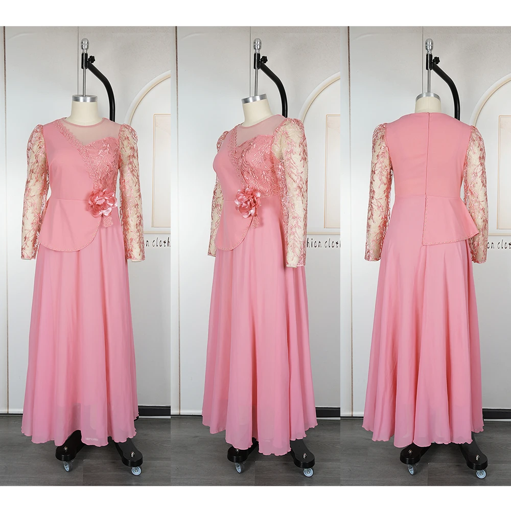 فساتين الحفلات الأفريقية مقاس كبير للنساء 2025 موضة جديدة Dashiki أنقرة فساتين زفاف دانتيل أنيقة فستان ماكسي إسلامي تركي