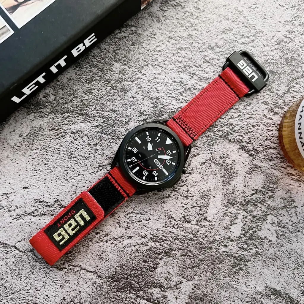 20MM 22MM Tali Nilon untuk SUUNTO 5 Gelang Jam Tangan Puncak/9 untuk SUUNTO 3 Gelang Jam Tangan Pintar Pengganti Aksesori Gelang