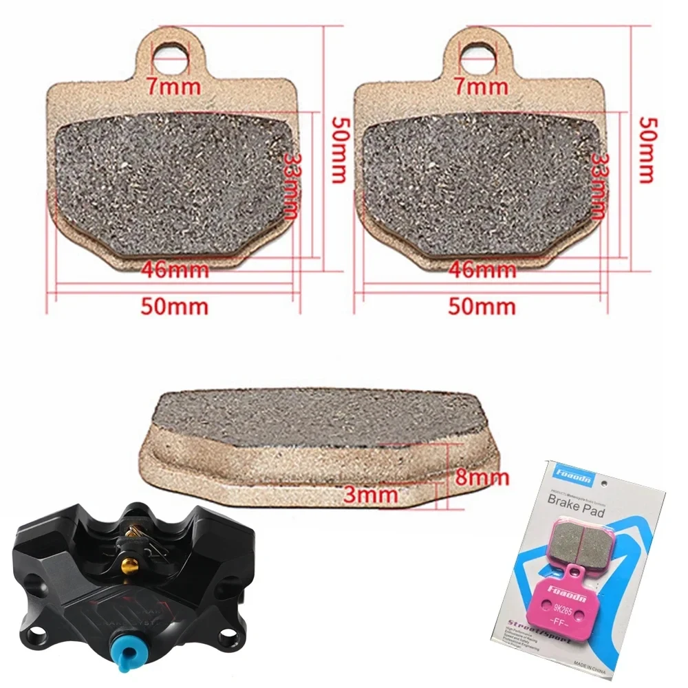 Motorcycle Pads for 82mm/84mm/40mm Radial Mounting Brake Pads Set Moto  Pads HF Scooter High performance Moped Spare Parts