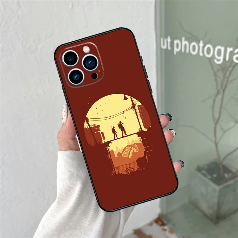 آخر منا حافظة لهاتف آيفون ، غطاء هاتف ، 15 ، 14 برو ماكس ، 11 برو ماكس ، 12 ، 13 Mini ، X ، XR ، XS ، SE ، 2020 ، 7 ، 8 Plus