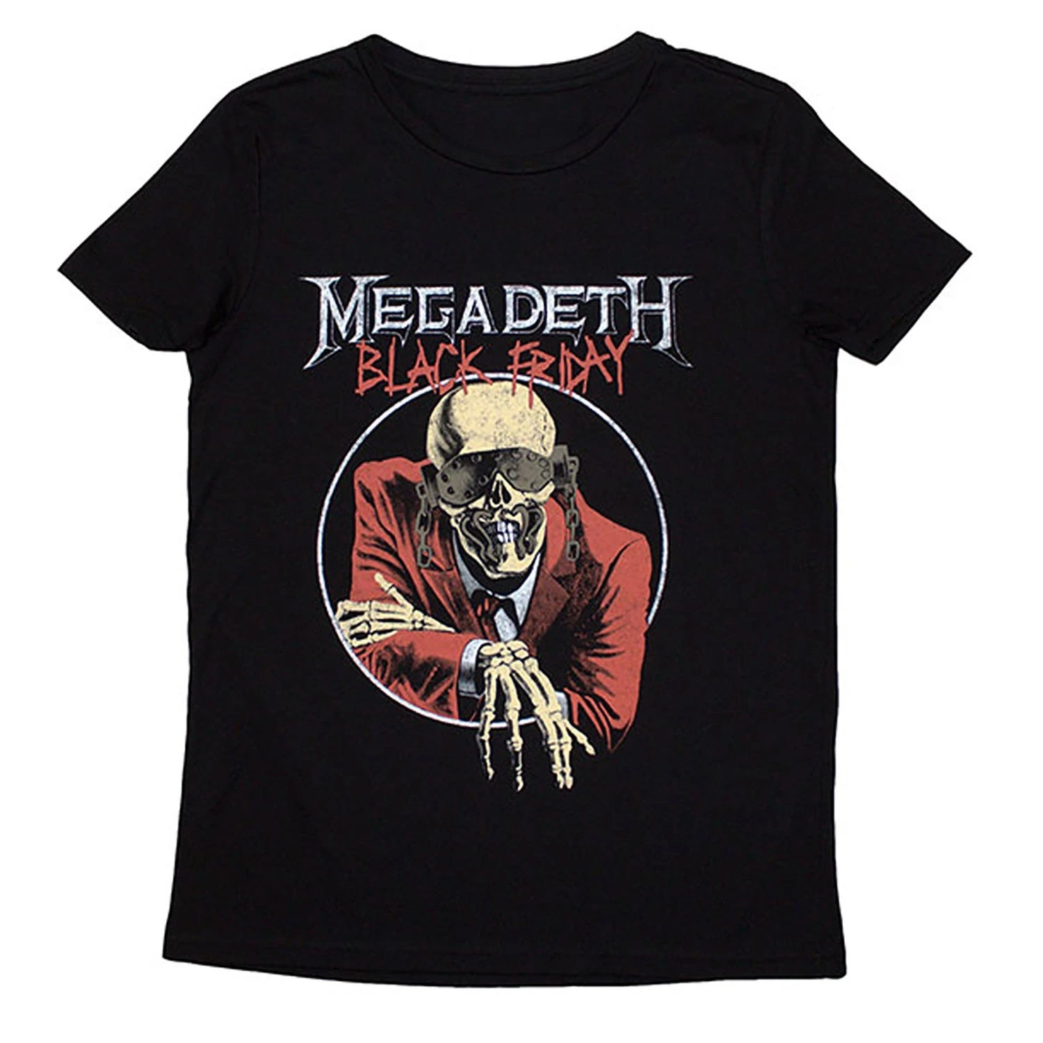 

Megadeth Black Friday Graphic Print Men's and Women's Loose Short Sleeved T-shirt for Casual Wear All Year Round Luxury Clothing
