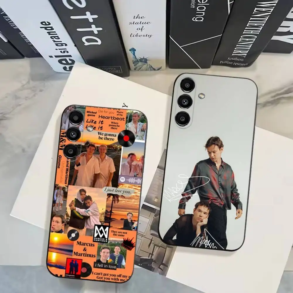 

Singer M-Marcus Martinus Phone Case For Samsung Galaxy A20,A21s,A22,A31,A32,A52,A53,A72,73,A80 Soft Black Cover