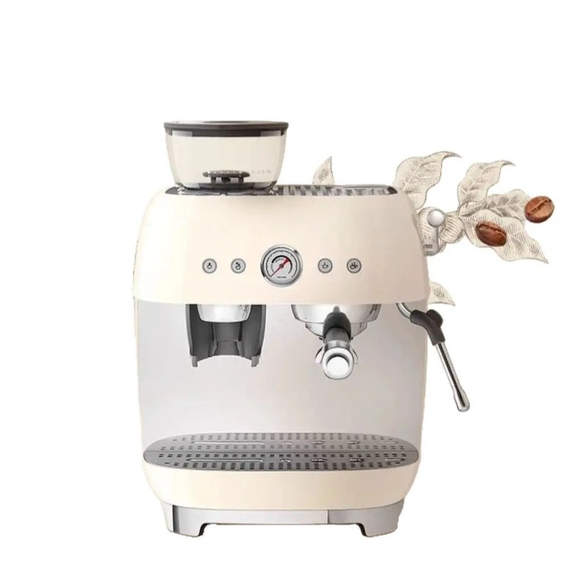 

Semi-automatic coffee machine steam milk frother machine grinding integrated