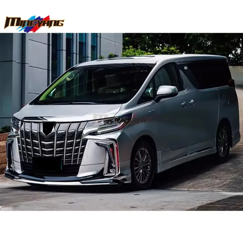 وصل حديثًا طقم هيكل SC Modellista Facelifts من مادة PP لـ ALPHARD Bodykit 2018-ON #2