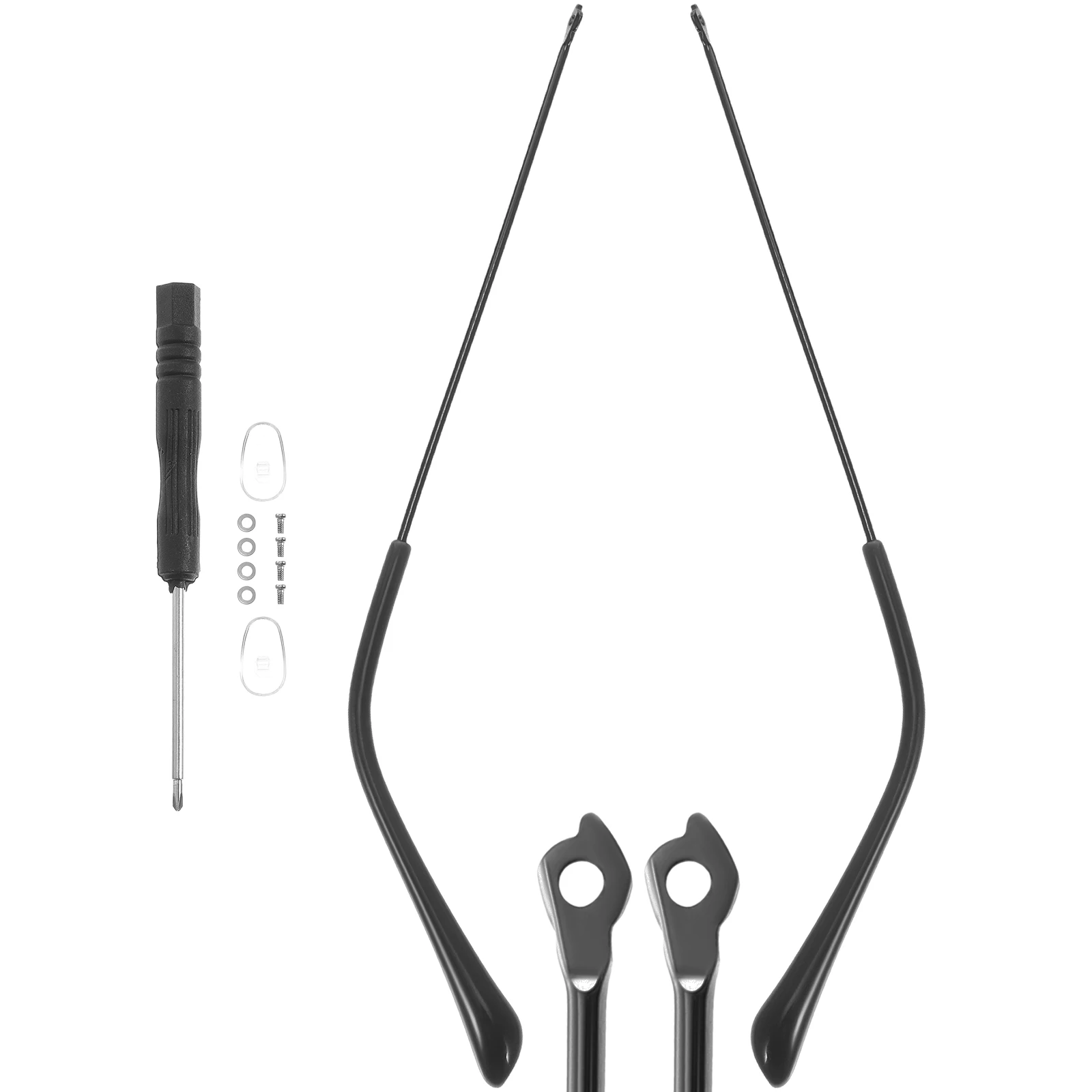 

Metal Eyeglasses Replacement Temples Alloy Glasses Arm Legs for Frame Repair Nonslip Universal Sunglasses Accessories