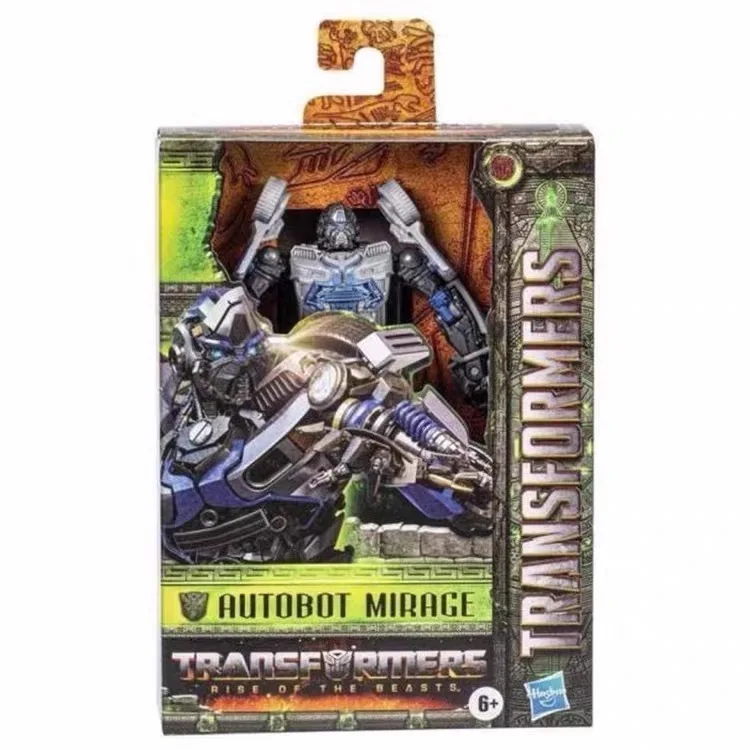 In Stock Transforming Toys Movie 7 Rise of The Beasts Deluxe Mirage Action Figure Model Toy Collection Hobby Gift