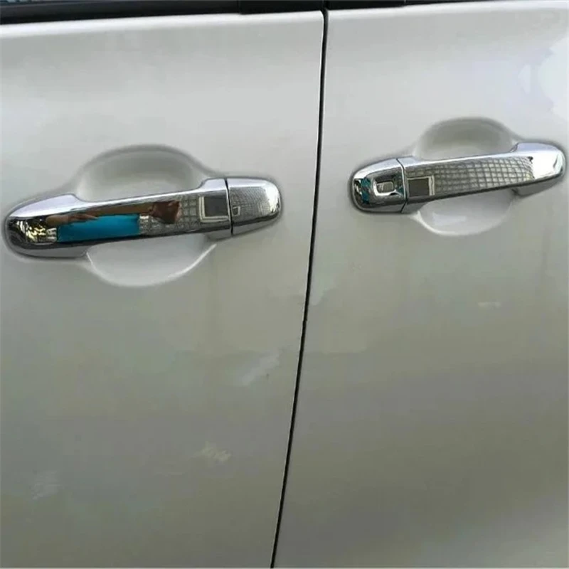 

WELKINRY For Toyota Sienta XP170 2nd Generation 2015-2022 ABS Chrome Outer Car Body Door Cup Bowl Handle Doorknob Cap Cover Trim