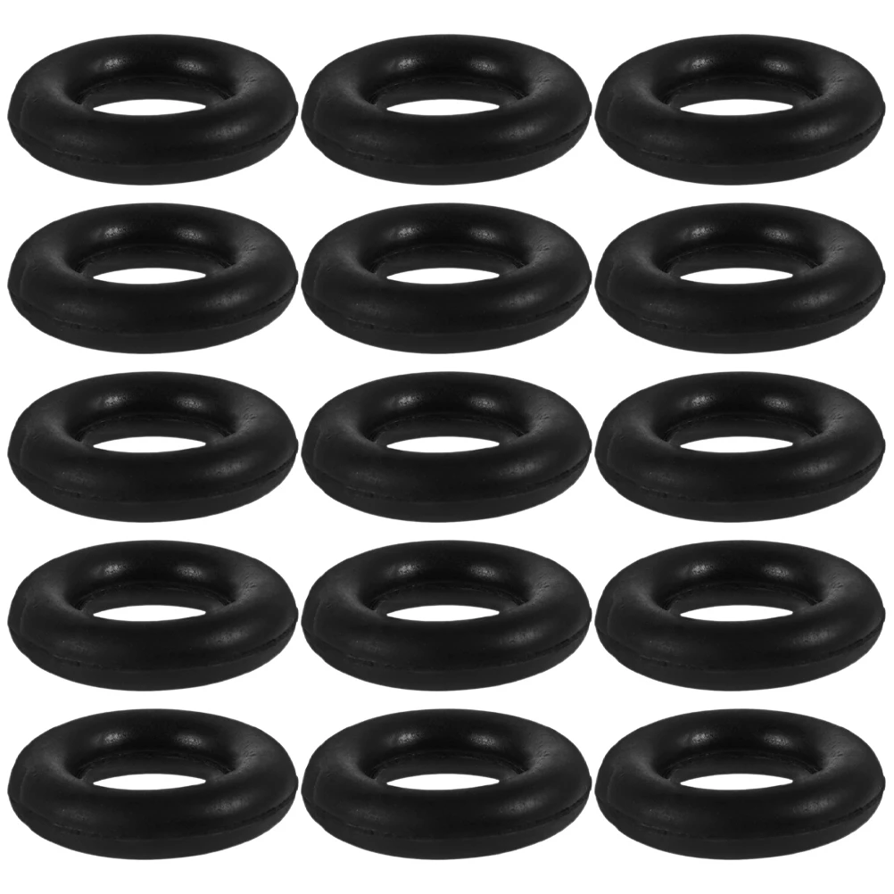 15 قطعة ماكينة خياطة اللفاف حلقات مطاطية قطع غيار متينة حامل بكرة الإطارات اكسسوارات التوافق المنزلي