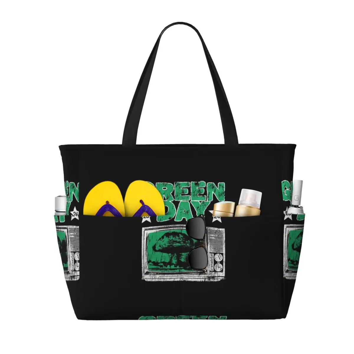 

Пляжная большая сумка Green Day, спортивная сумка для занятий йогой, большая большая сумка для спортзала, женская дорожная сумка, сумка для фитнеса