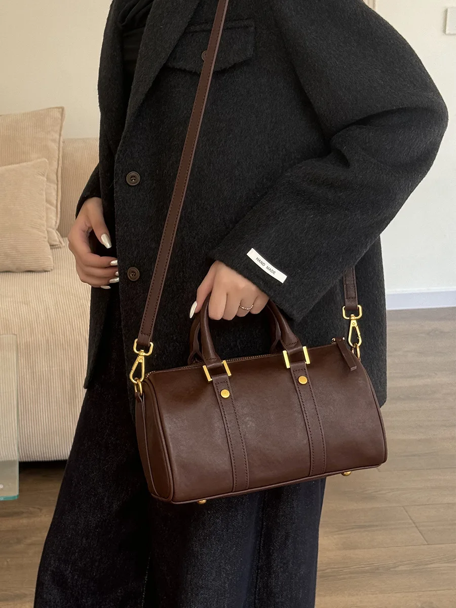 YANATARI Genuine leather woman bag shoulder bag Handbags ladies crossbody bags luxury designer minimalism bag Cattle leather